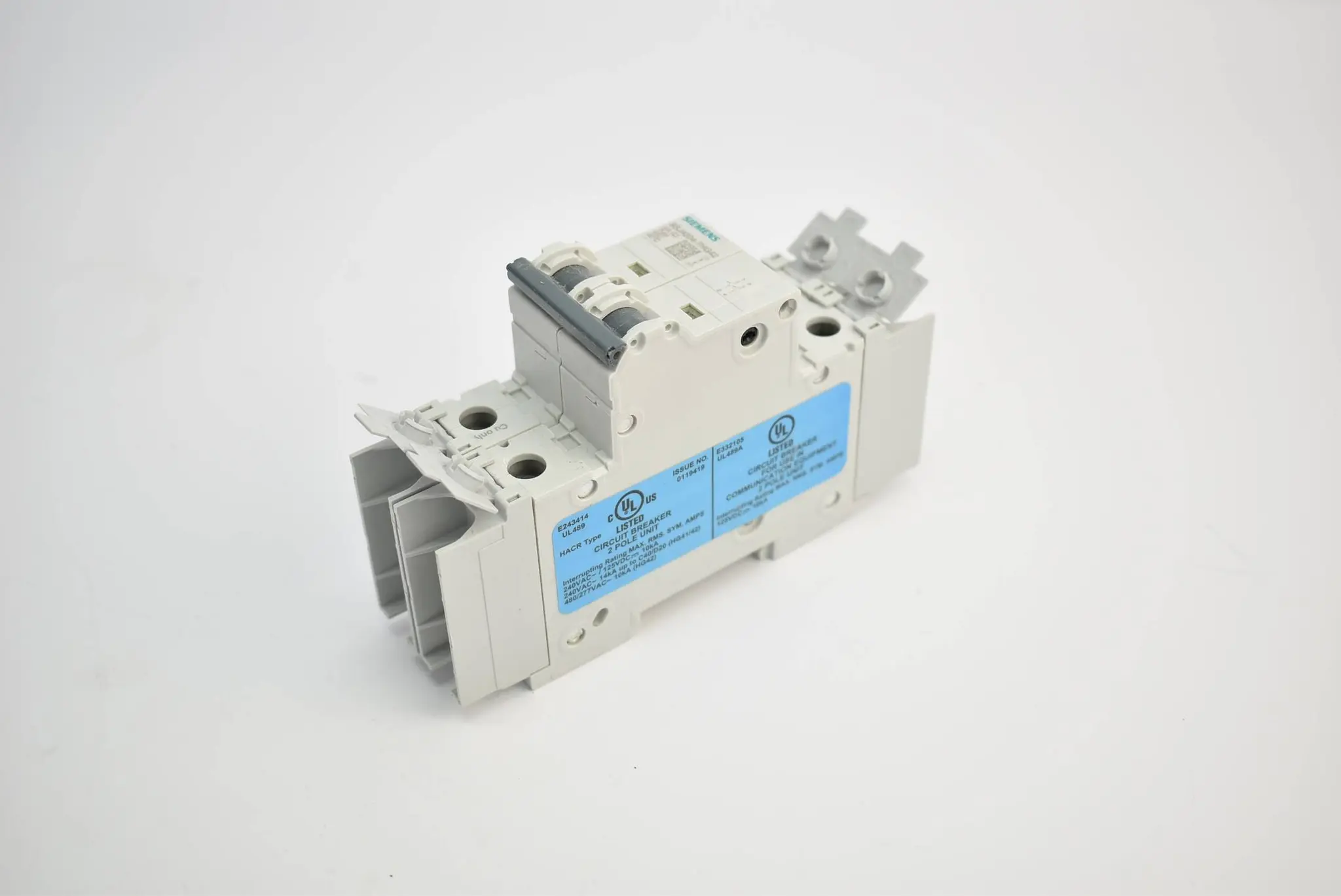 Produktfoto 1 von Siemens Leistungsschutzschalter 10kA 2-polig 4A 5SJ4 204-7HG42 ( 5SJ4204-7HG42 )