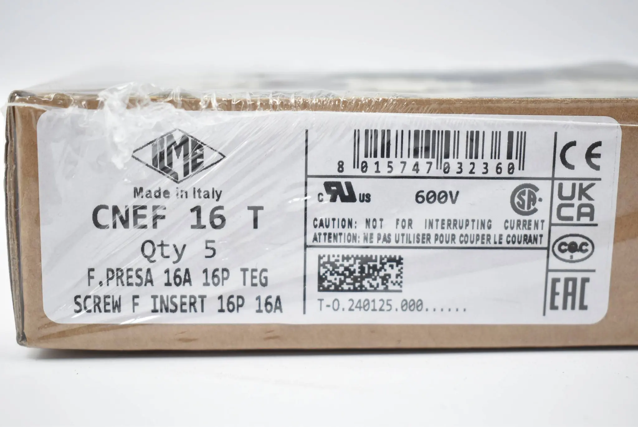 Produktfoto 1 von Ilme Buchseneinsatz CNEF 16 T ( CNEF16T ) VE 5 Stück