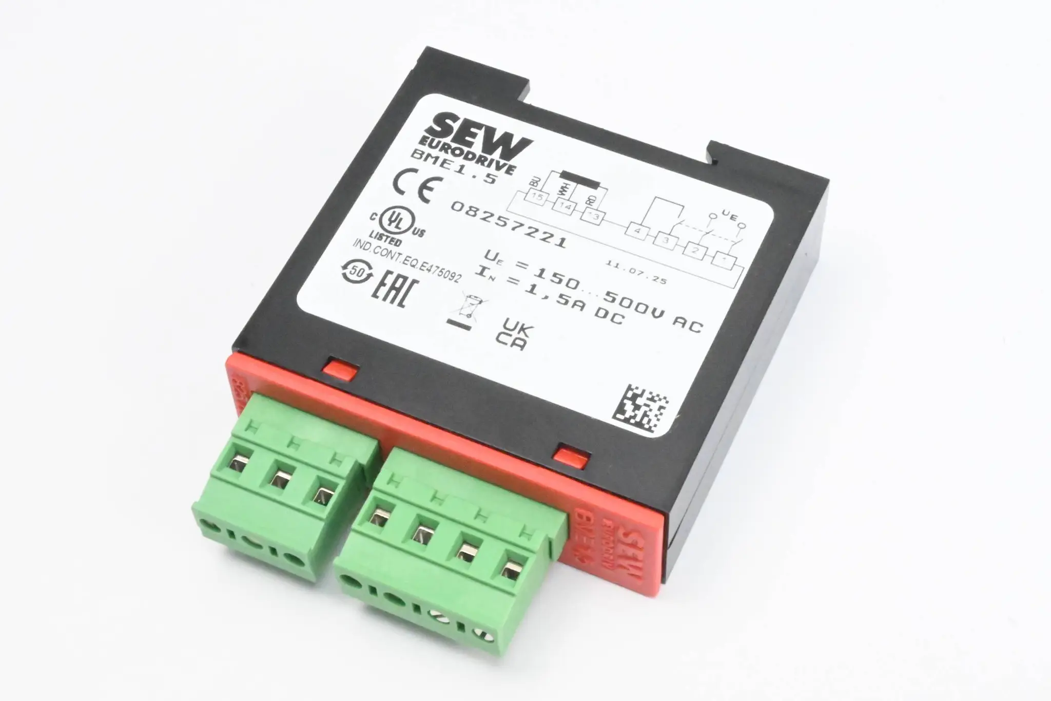 Produktfoto 1 von SEW-Eurodrive Bremsenansteuerung BME1.5 ( 08257221 )