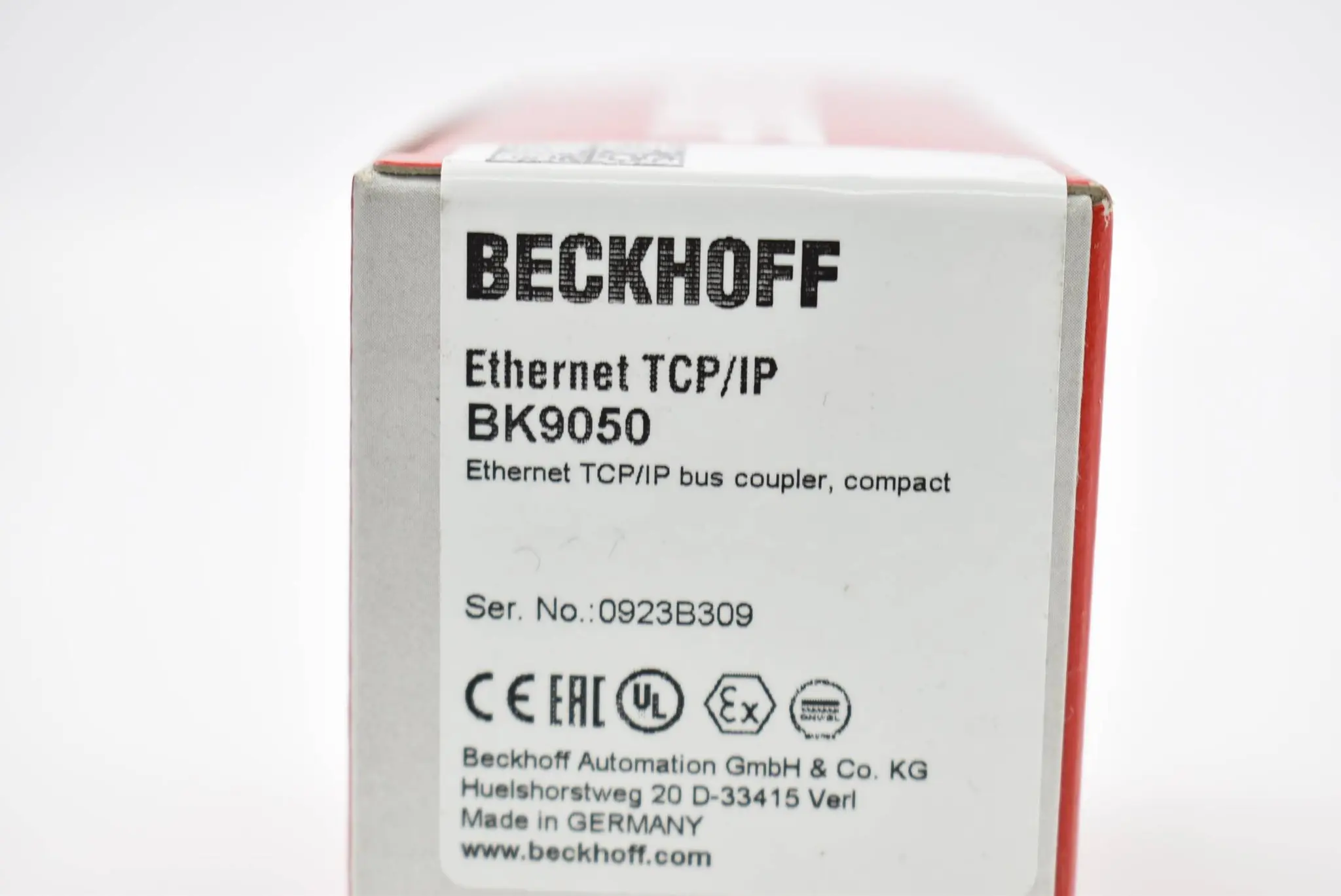 Produktfoto 1 von Beckhoff Ethernet-TCP/IP Coupler BK9050 ( BK 9050 )