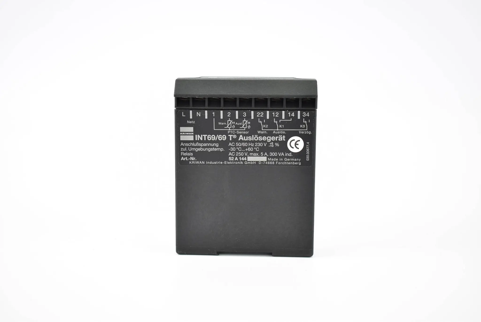 Produktfoto 1 von Kriwan INT59/69T Auslösegerät AC 50/60Hz 230V 52A144