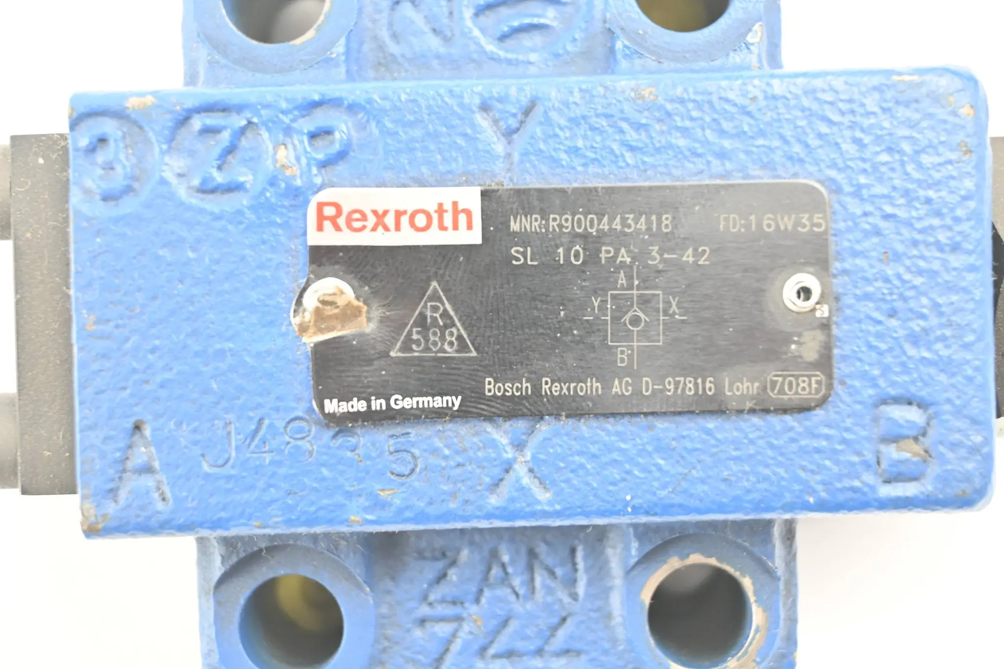 Produktfoto 1 von Rexroth HY-Rückschlagventil SL10PA3-42/M ( R900443418 ) SL 10 PA 3-42