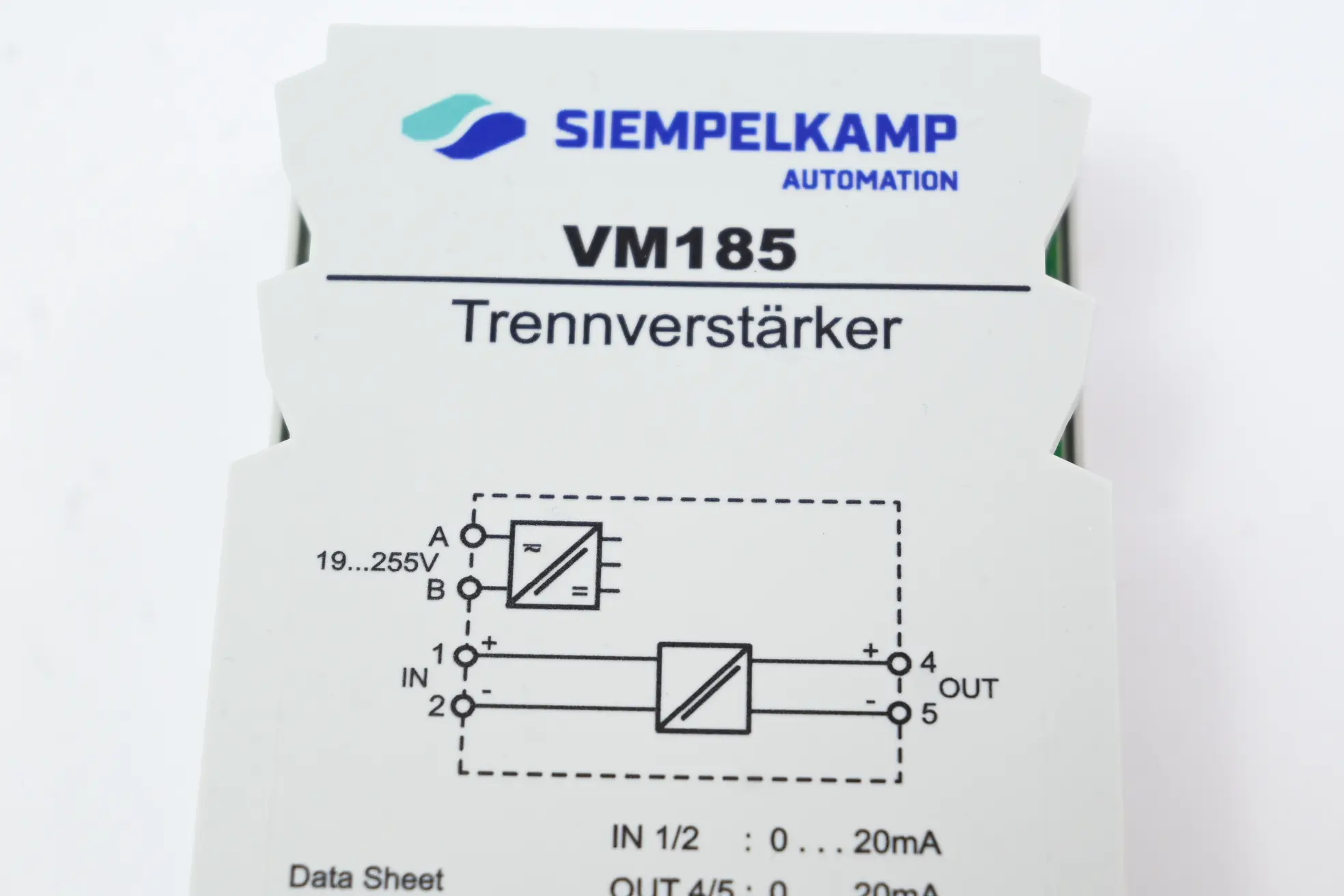 Produktfoto 1 von Siempelkamp Trennverstärker VM185 ( 32644911 )