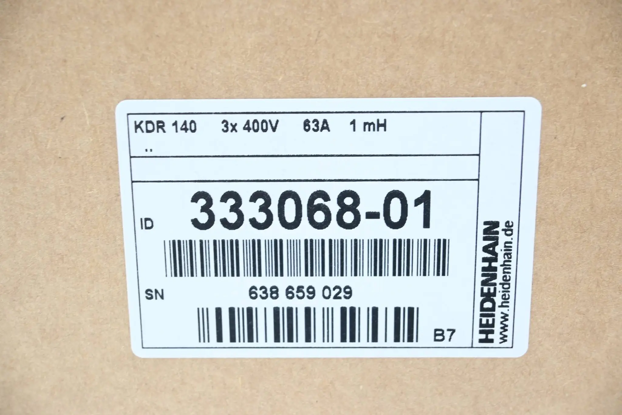 Produktfoto 1 von Heidenhain Kommutierungsdrossel KDR 140 ( 333068-01 ) Ver. B7