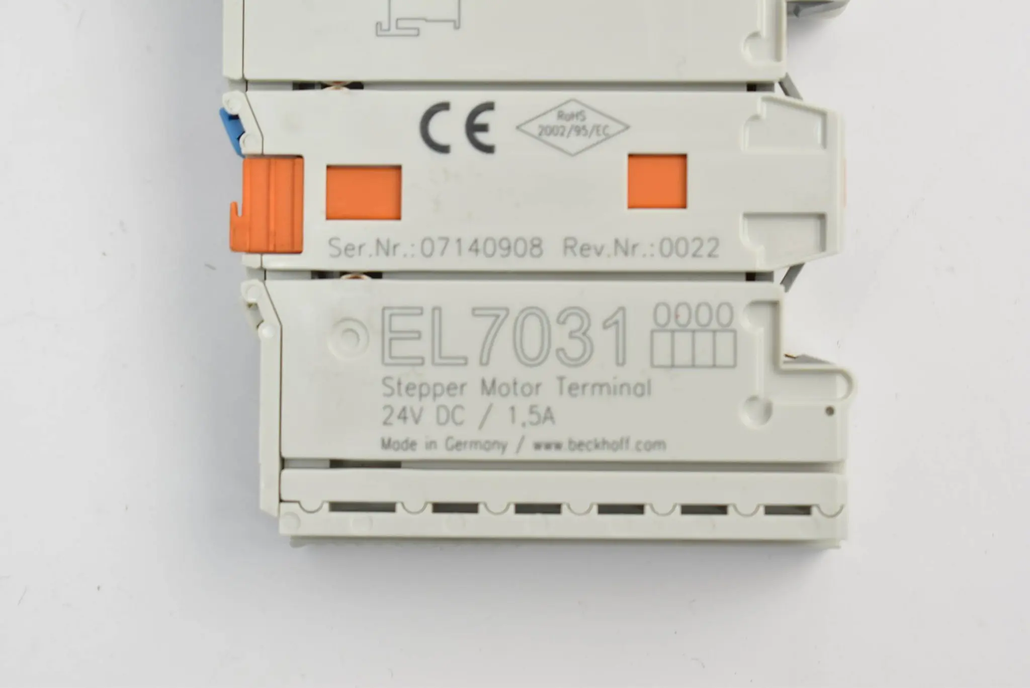 Produktfoto 1 von Beckhoff EtherCAT-Klemme 1-Kanal-Motion-Interface Schrittmotor EL7031 / EL 7031