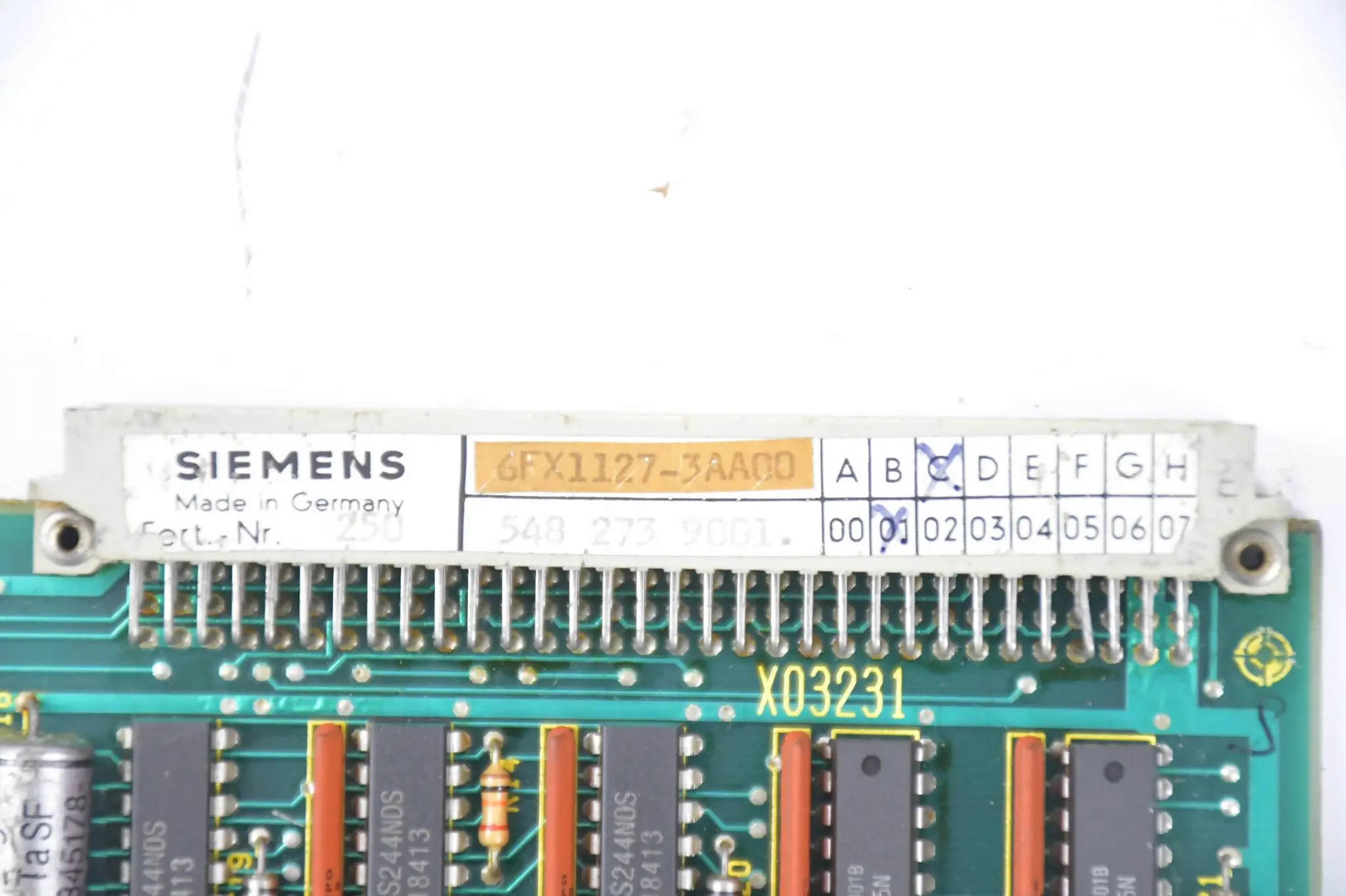 Produktfoto 1 von Siemens Sirotec FBG Speicher 192KB 6FX1127-3AA00 ( 6FX1 127-3AA00 )