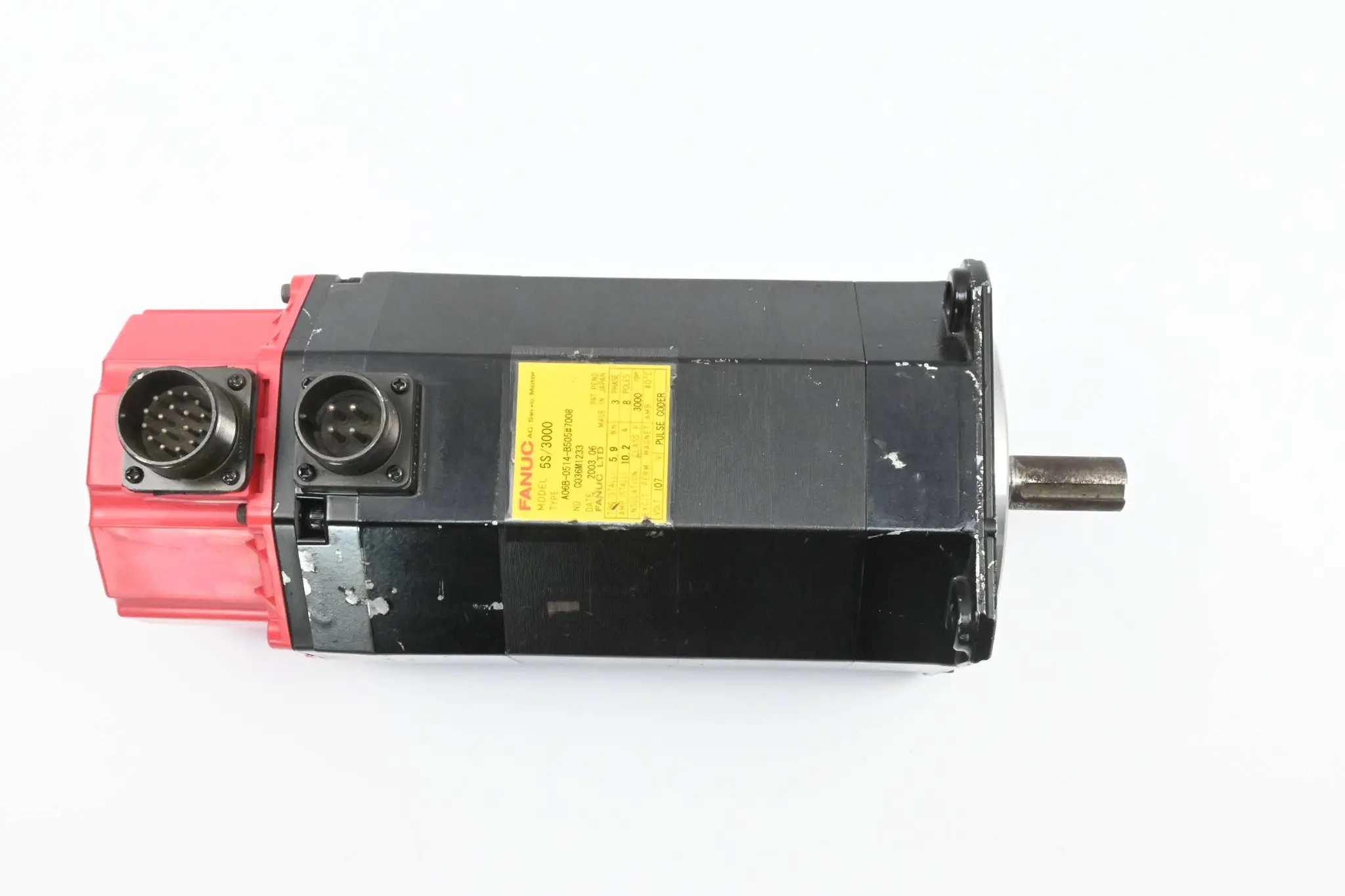 Produktfoto 1 von Fanuc Servo Motor 5S/3000 ( A06B-0514-B505#7008 )