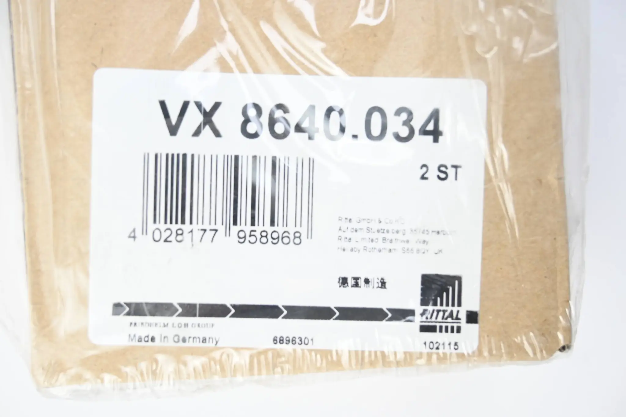Produktfoto 1 von Rittal 2 Stück Sockel-Blende 100mm seitlich VX 8640.034 ( VX8640.034 )