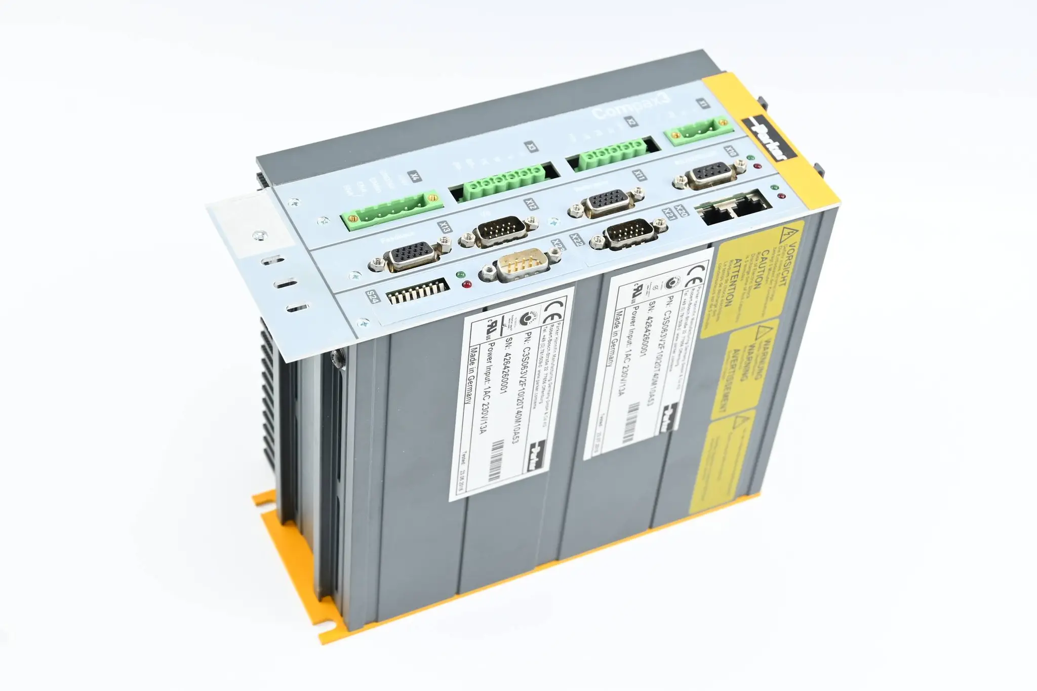 Produktfoto 1 von Parker Compax3 Servo Drive C3S063V2F10I20T40M10A53