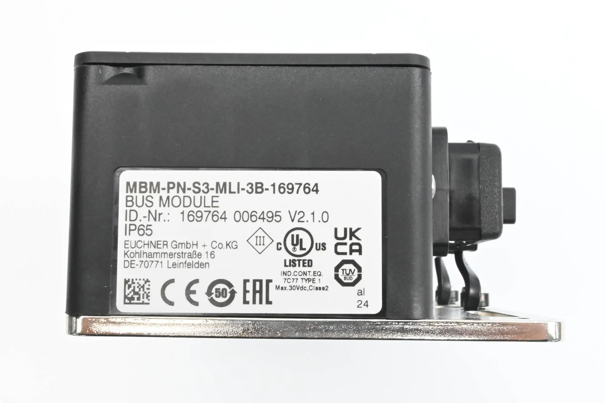 Produktfoto 1 von Euchner Busmodul MBM-PN-S3-MLI-3B-169764 ( 169764 )