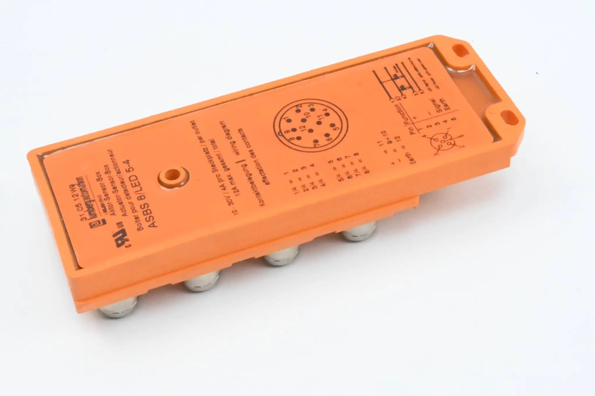 Produktfoto 1 von Lumberg Automation Aktor-Sensor-Box ASBS 8/LED 5-4