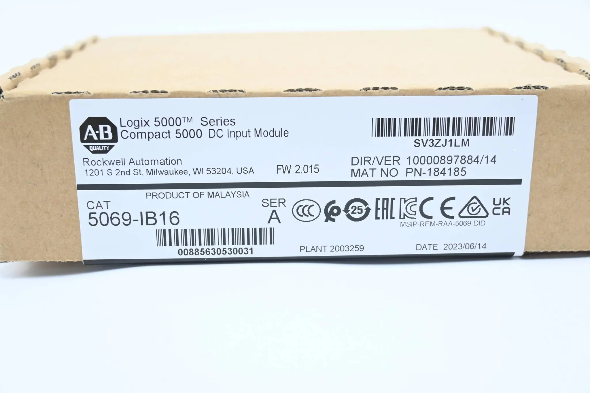 Produktfoto 1 von Allen Bradley Logix 5000 digitales Eingangsmodul 5069-IB16