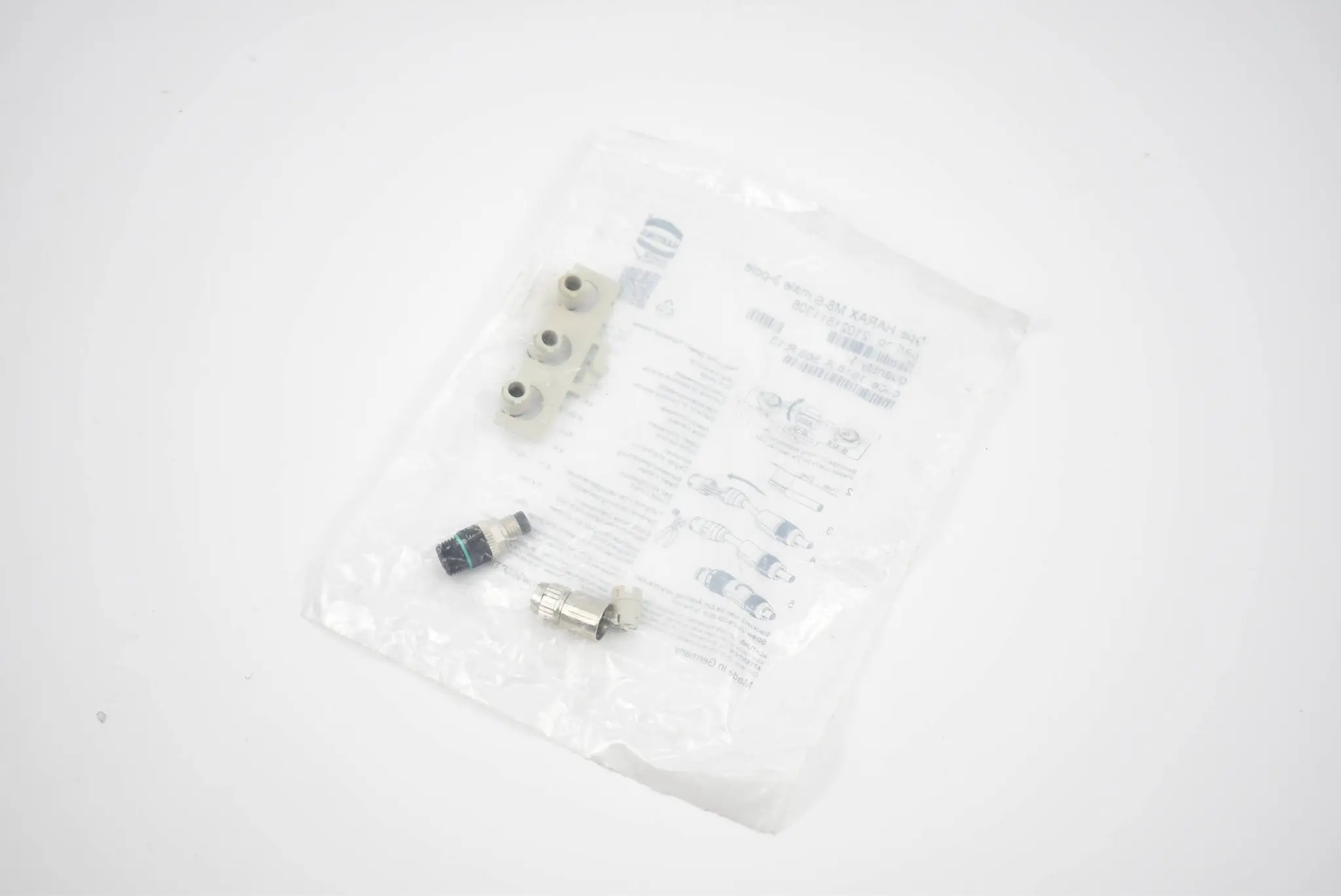 Produktfoto 1 von Harting HARAX M8-S male 3-pole ( 21021511305 )