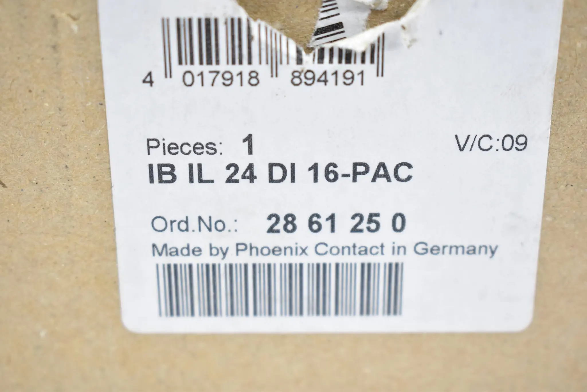 Produktfoto 1 von Phoenix Contact Interbus IB IL 24 DI 16-PAC ( 2861250 )