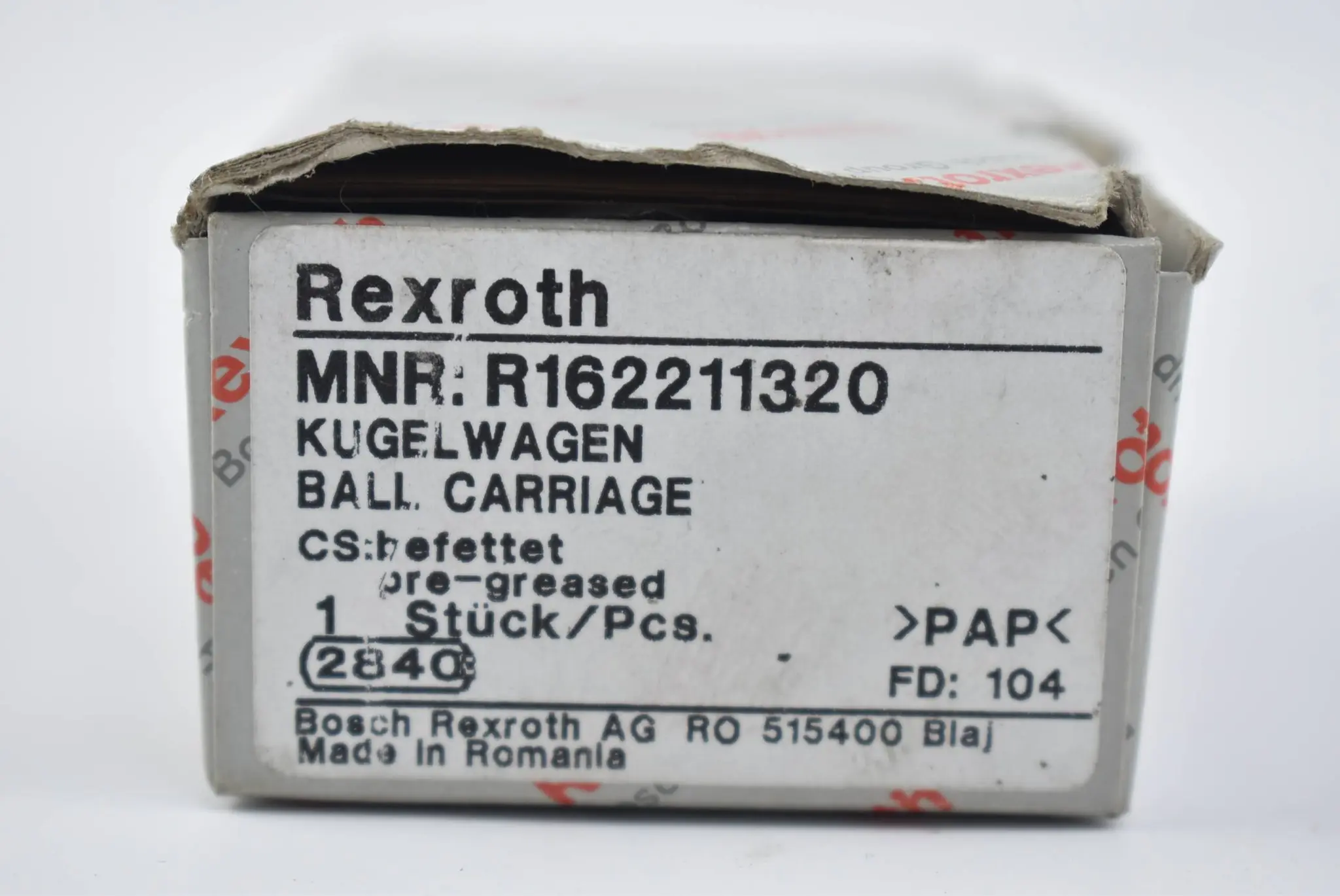 Produktfoto 1 von Bosch Rexroth Kugelwagen R162211320
