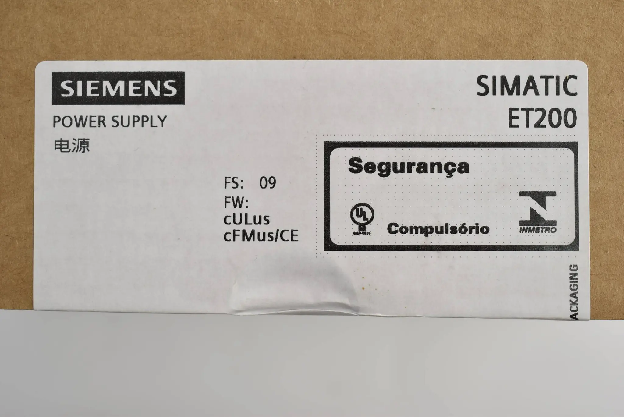 Produktfoto 1 von Siemens Simatic DP DC 24 V 6ES7138-7EA01-0AA0 ( 6ES7 138-7EA01-0AA0 ) E9