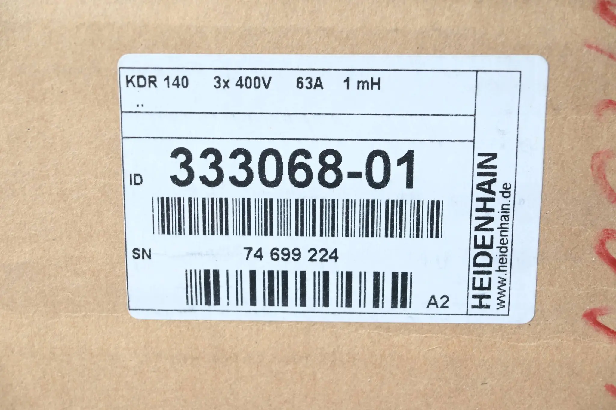 Produktfoto 1 von Heidenhain Kommutierungsdrossel KDR 140 ( 333068-01 ) Ver. A2