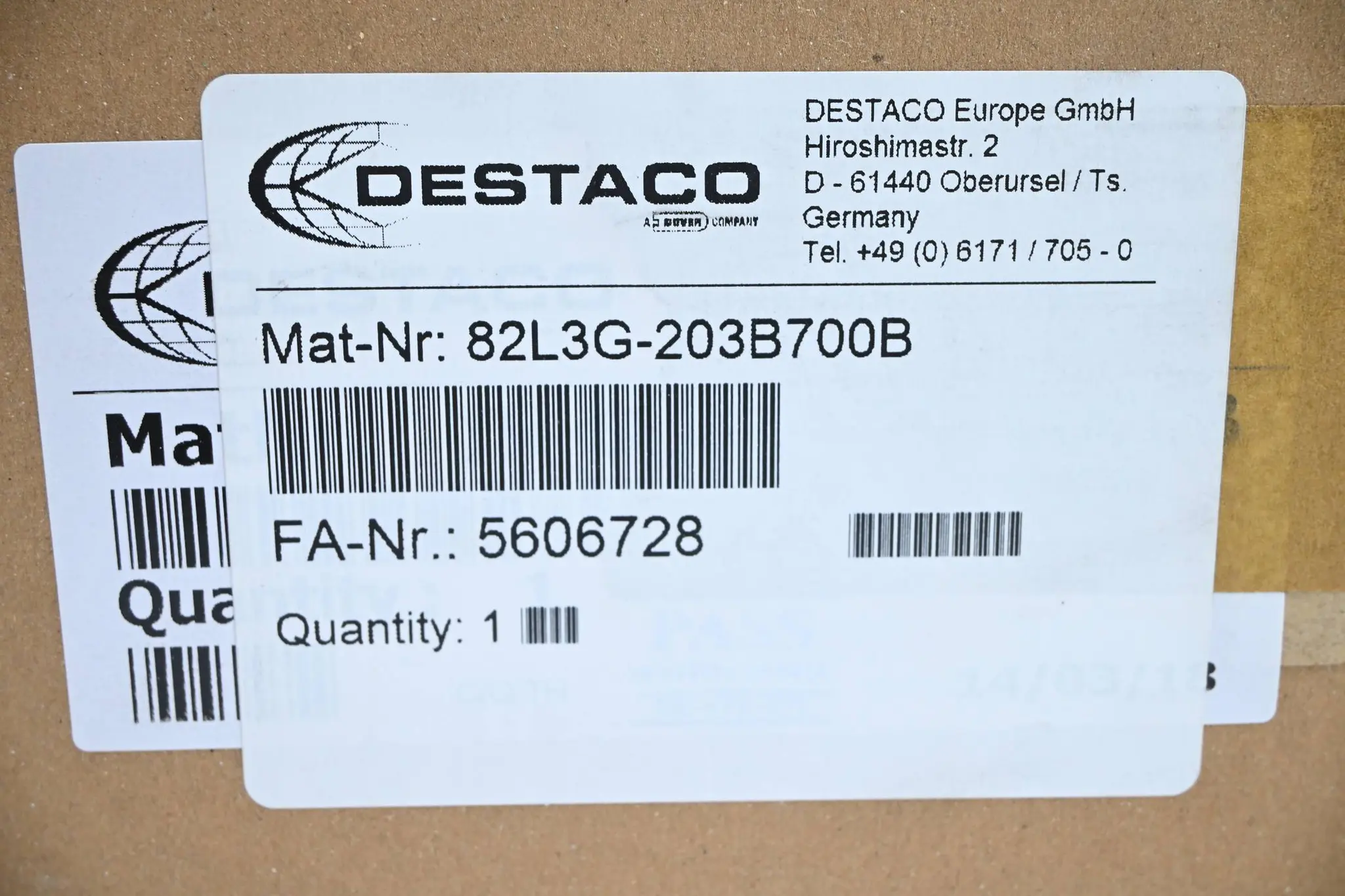 Produktfoto 1 von Destaco pneumatischer Kraftspanner 82L3G-203B700B