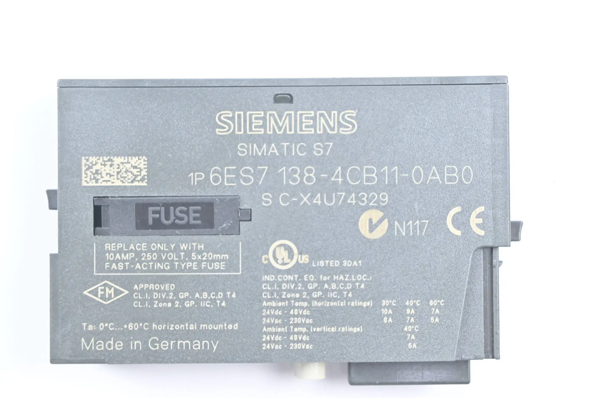 Produktfoto 1 von Siemens Simatic Powermodul PM-E 6ES7138-4CB11-0AB0 ( 6ES7 138-4CB11-0AB0 )