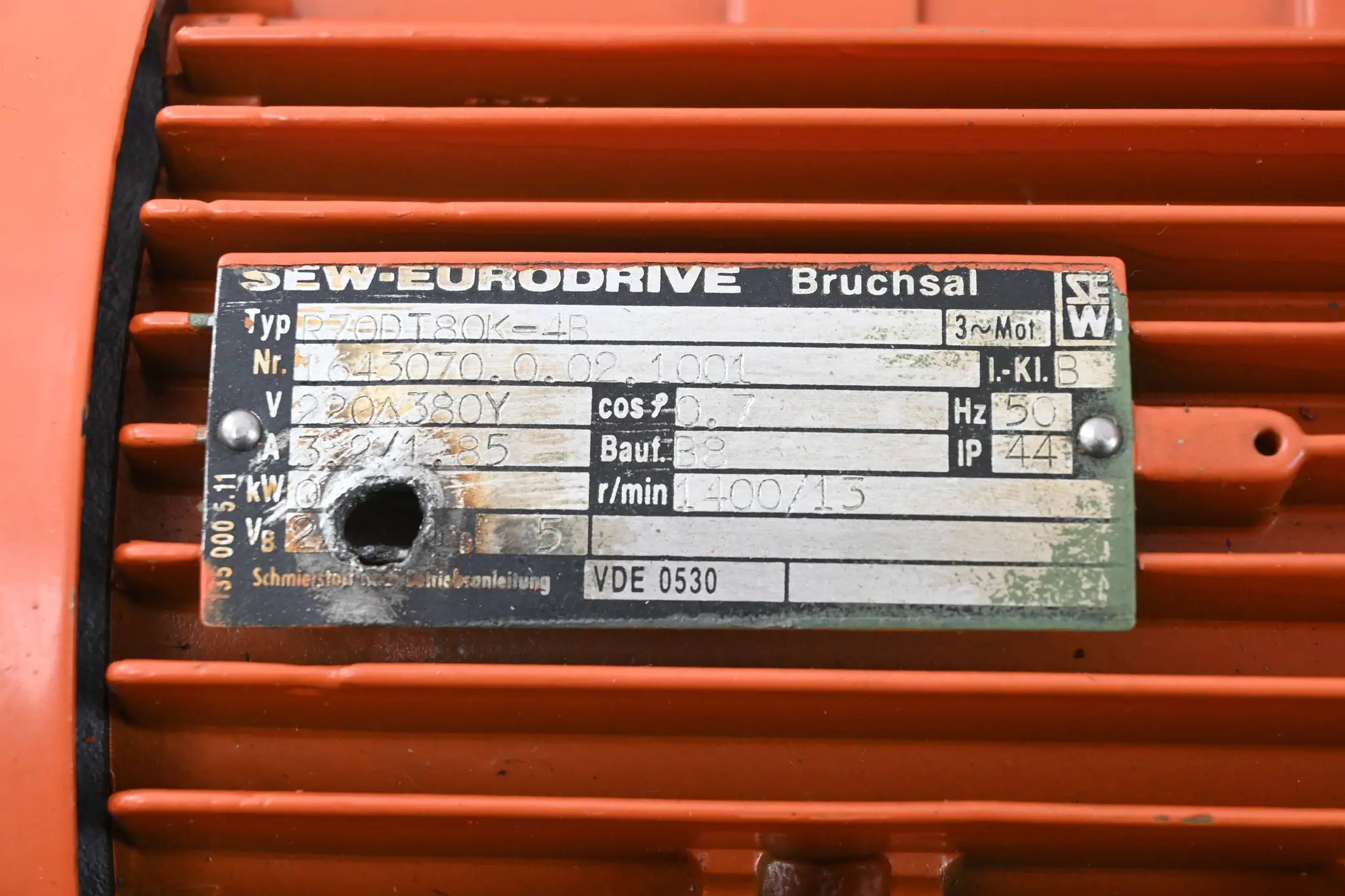 Produktfoto 1 von SEW-Eurodrive 3~ Getriebemotor R70DT80K-4B ( R70 DT80K-4B )
