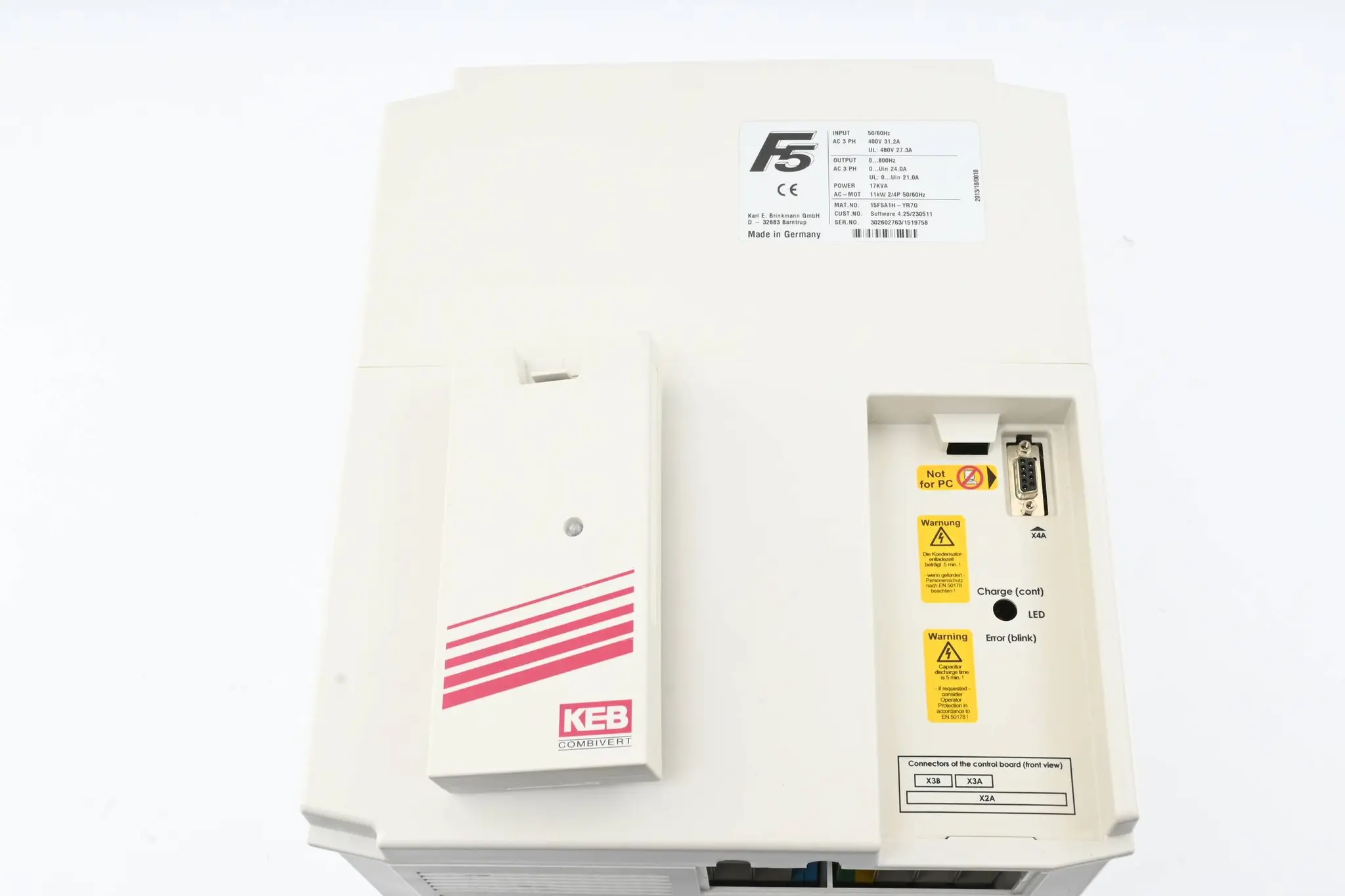 Produktfoto 1 von KEB F5 Combivert Frequenzumrichter 15F5A1H-YR7G ( 11KW )