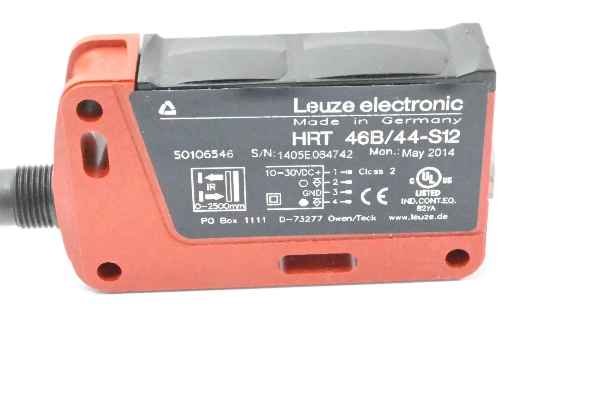 Produktfoto 1 von Leuze electronic Reflexionslichtsensor HRT 46B/44-S12 ( 50106546 )