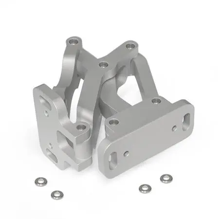 Produktfoto 1 von Mehrgelenkscharniere, Aluminium, innenliegend, Öffnungswinkel 90°