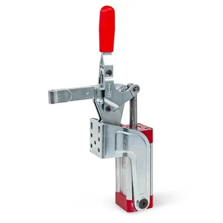 Produktfoto 1 von Schnellspanner, Stahl, pneumatisch, mit zusätzlicher Handbetätigung