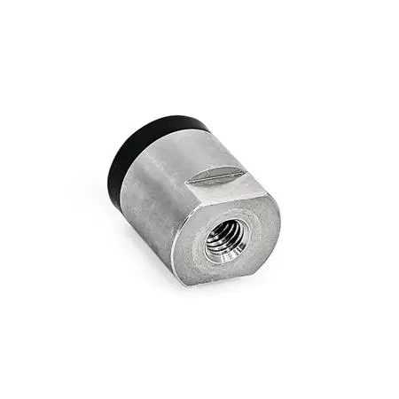 Haltemagnete, Neodym-Eisen-Bor (NdFeB), Gehäuse Edelstahl, mit gummierter Haftfläche