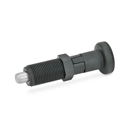 Produktfoto 1 von Rastbolzen, Führung Kunststoff, Raststift Edelstahl