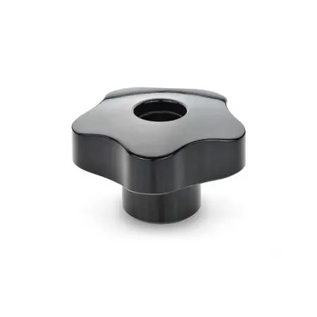 Produktfoto 1 von Sterngriffe, Duroplast, mit Messing-Buchse