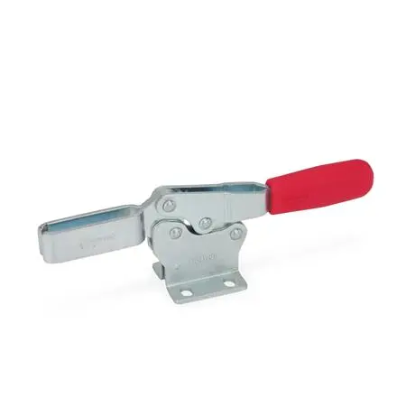 Produktfoto 1 von Schnellspanner horizontal, Stahl, Spannhebel horizontal, mit waagrechtem Fuß