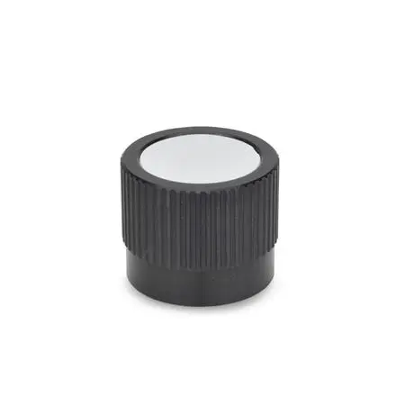 Drehknöpfe, Aluminium, schwarz eloxiert