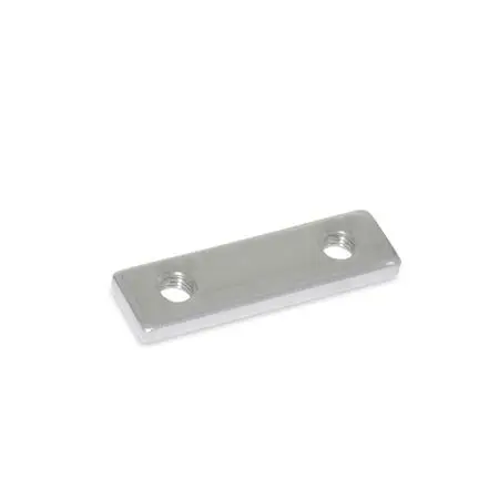 Produktfoto 1 von Gewindeplatten, Edelstahl, mit Innengewinde, für Scharniere