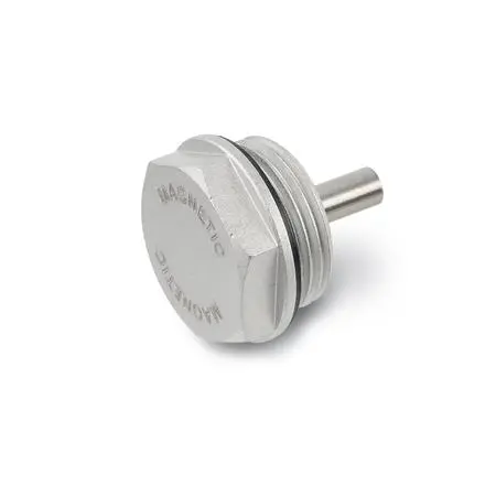 Produktfoto 1 von Magnetstopfen, Aluminium, NBR-Dichtung, beständig bis 100 °C, blank