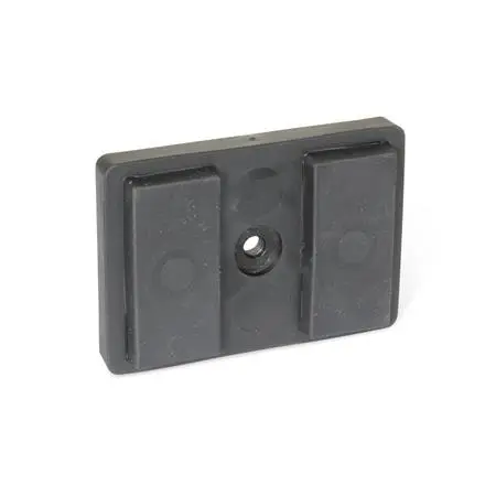 Produktfoto 1 von Haltemagnete, Rechteckform, mit Gummiummantelung