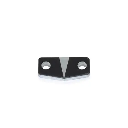 Produktfoto 1 von Bezugspfeil für Maßstäbe, Aluminium, mit Befestigungsbohrungen