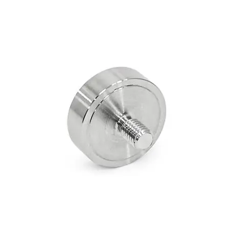 Produktfoto 1 von Haltemagnete, Samarium-Cobalt (SmCo), Gehäuse Edelstahl, mit Gewindezapfen