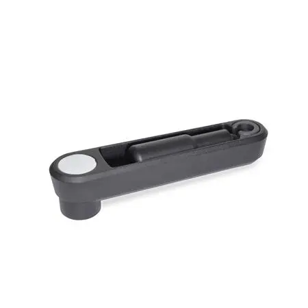 Produktfoto 1 von Umleggriff-Handkurbeln, Aluminium, Umlegmechanik Stahl
