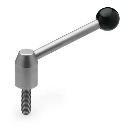 Produktfoto 1 von Verstellbare Spannhebel, Schraube, Edelstahl