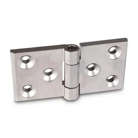 Produktfoto 1 von Schwerlastscharniere, Edelstahl, horizontal verlängert
