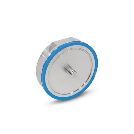 Produktfoto 1 von Haltemagnete, NdFeB, Gehäuse Edelstahl, mit Gewindezapfen, Hygienic Design