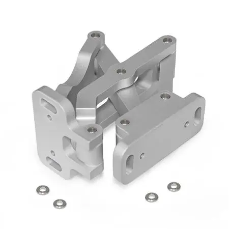 Produktfoto 1 von Mehrgelenkscharniere, Aluminium, innenliegend, Öffnungswinkel 180°