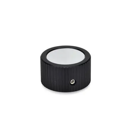 Produktfoto 1 von Drehknöpfe, Aluminium, schwarz eloxiert