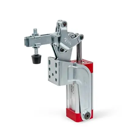 Produktfoto 1 von Schnellspanner, Stahl, pneumatisch, mit Winkelfuß