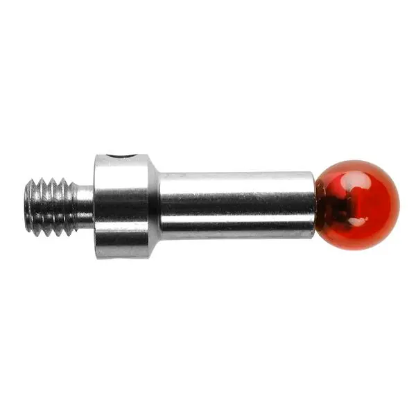 Produktfoto 1 von NORDICstyli Stylus - M4, Ø=6mm ruby ball & L=17mm steelshaft