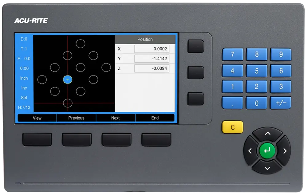 Produktfoto 1 von ACU-RITE DRO203 3X TTL 59B09 AG 7 inch USBc