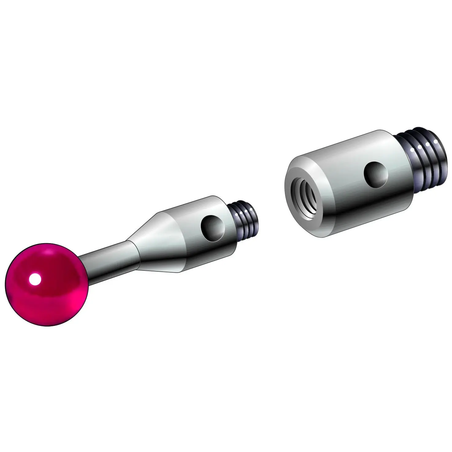 Produktfoto 1 von Renishaw M3 to M2 stainless steel adaptor, L 5 mm