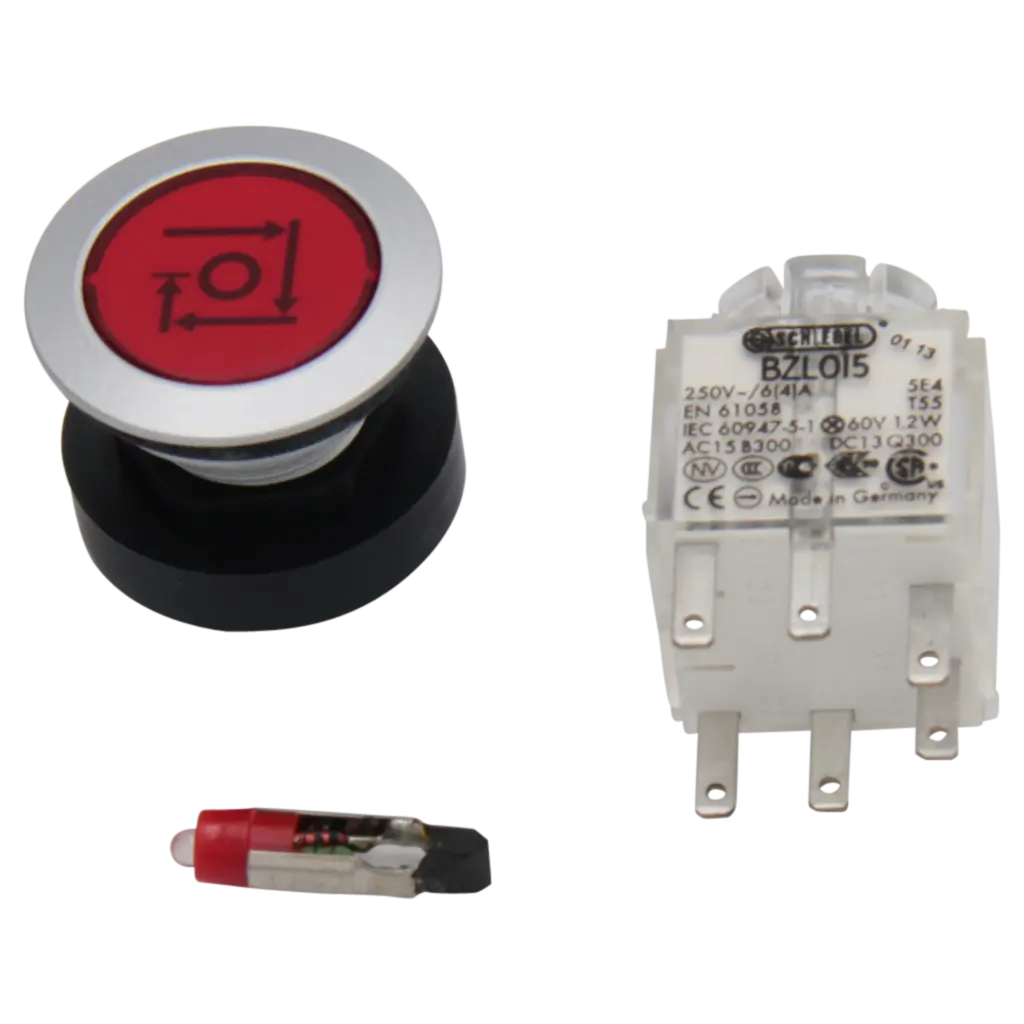 Produktfoto 1 von Pushbutton Touch illuminating NC-Stop Complete set