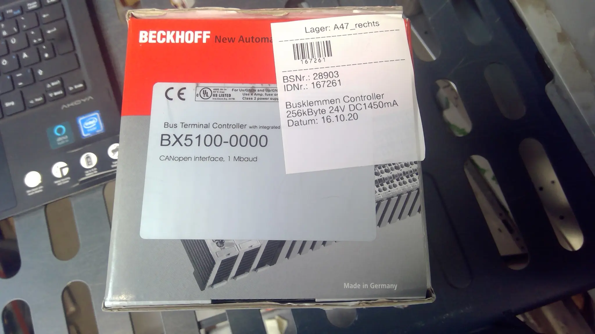 Produktfoto 1 von Busklemmen Controller 256kByte 24V DC1450mA